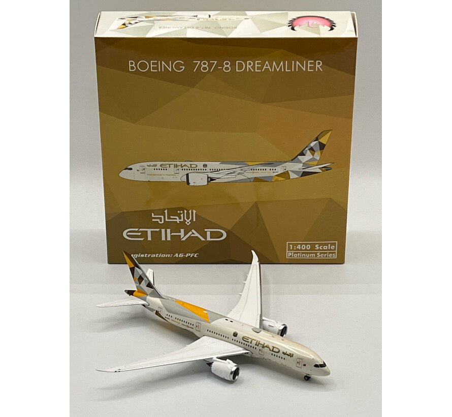 B787-8 Dreamliner Etihad 2014 livery A6-PFC 1:400 +New Arrival+