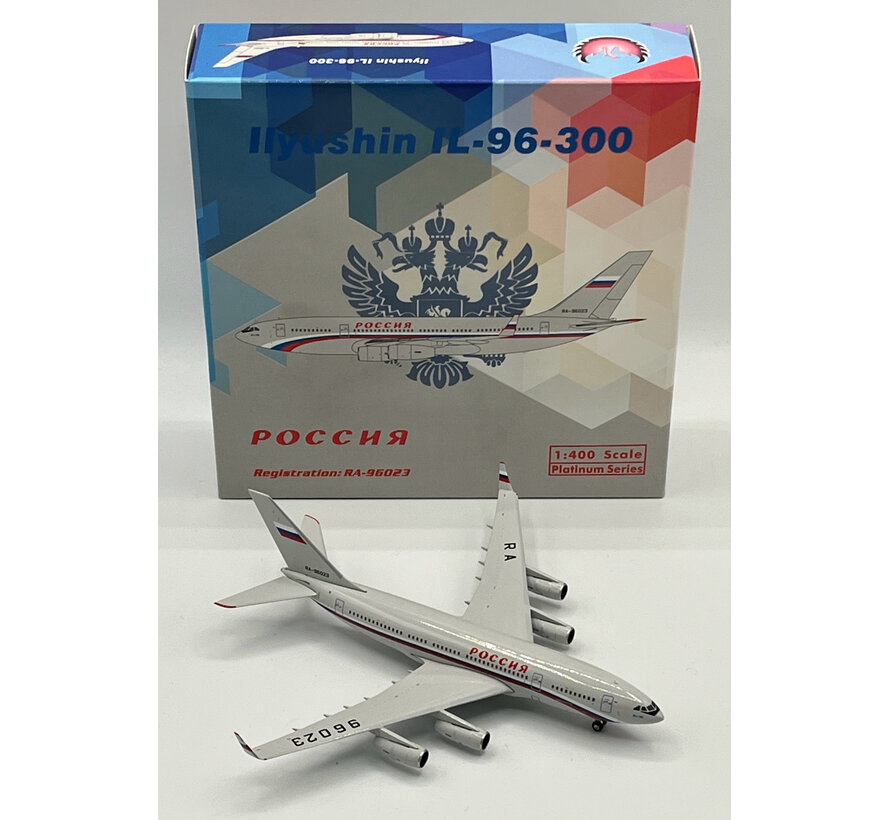 IL96-300 Rossiya SLO Russian Flag RA-96023 1:400 +New Arrival+
