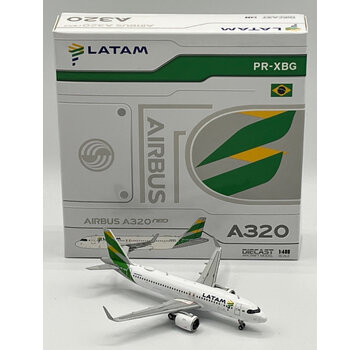 JC Wings A320neo LATAM Airlines Brazil Flag livery PR-XBG 1:400 +New Arrival+