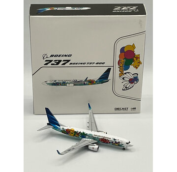 JC Wings B737-800W Garuda Indonesia Pokemon PK-GMU 1:400 winglets +New Arrival+