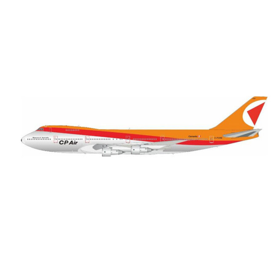 B747-200B CP Air orange livery C-FCRE Empress of Australia 1:200 (7th release) +pre-order+