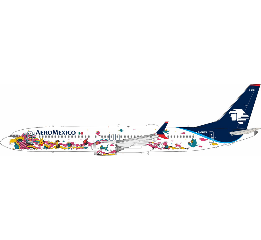 B737-9 MAX AeroMexico Kukulcán Masks livery XA-GQS 1:200  +pre-order+