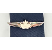 avworld.ca Tie Bar Canadian Wings Silver Plate
