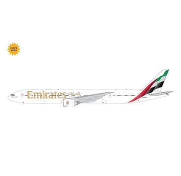 Gemini Jets B777-300ER Emirates 2023 livery A6-EQH 1:400 flaps down +new arrival+