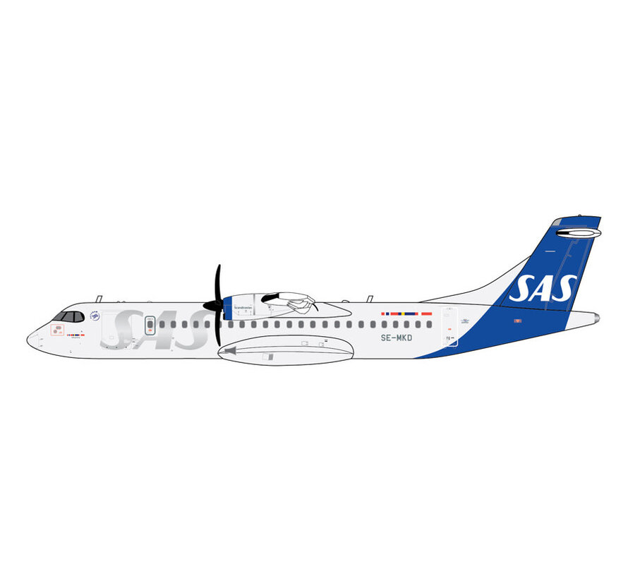ATR72-600 SAS new livery 2019 SE-MKD 1:400 +New Arrival+
