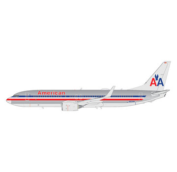 Gemini Jets B737-800W American Airlines AA livery N921NN  1:100 polished winglets NEW MOULD! *Pre-Order