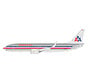 B737-800W American Airlines AA livery N921NN  1:100 polished winglets NEW MOULD! *Pre-Order