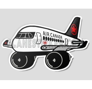Plane Sticker Sticker Air Canada A330 Die Cut 3"