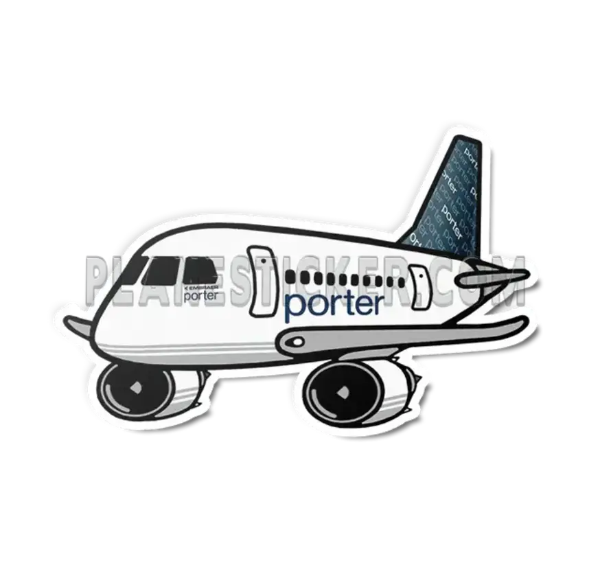 Sticker Porter E2 Die Cut 3.9"