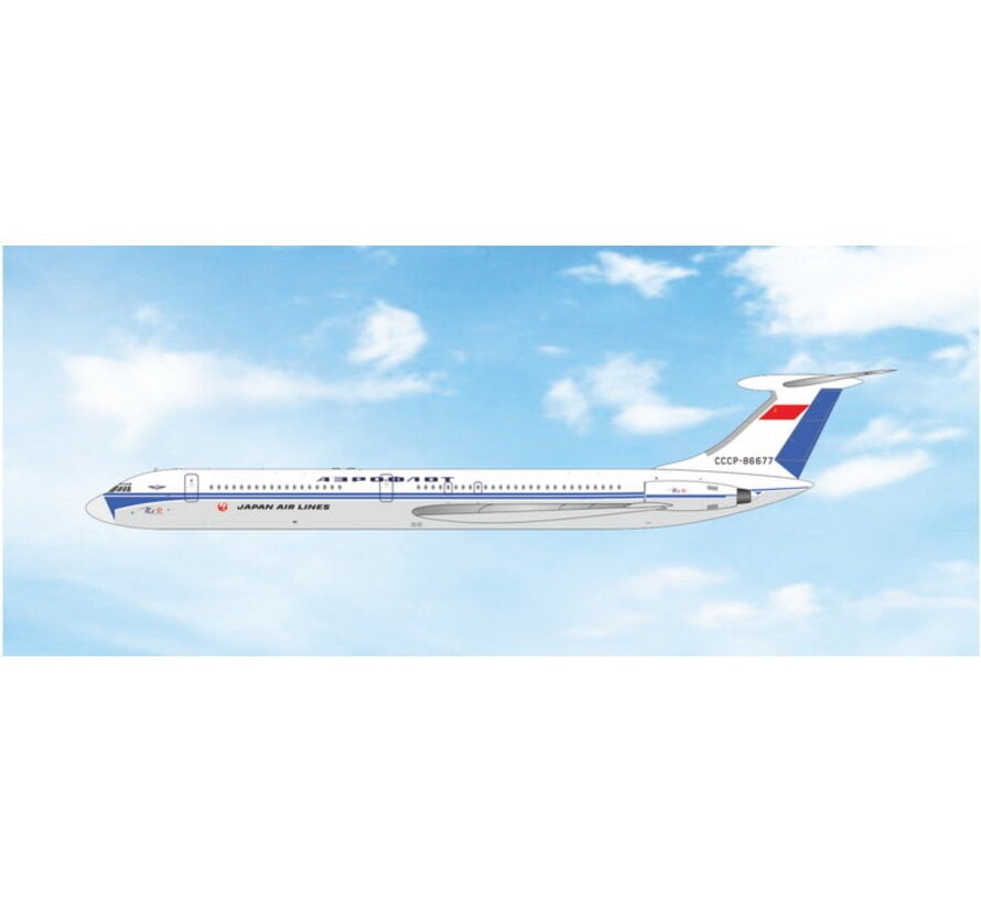 IL62 Aeroflot / JAL hybrid livery CCCP-86677 1:400 +pre-order+