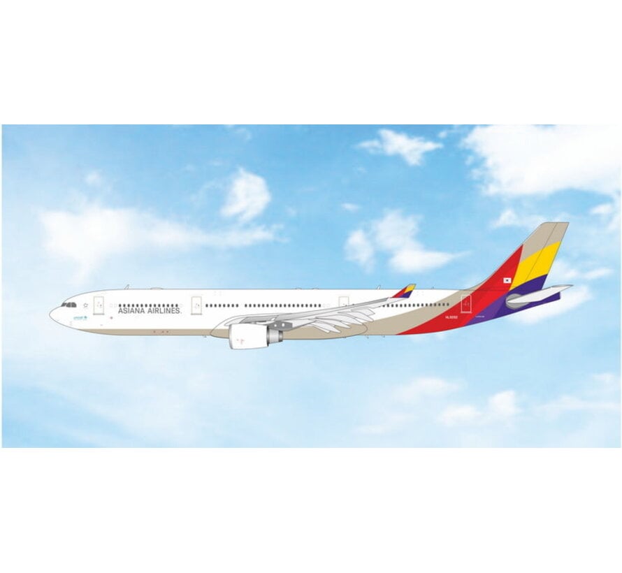 A330-300 Asiana Airlines 2006 livery (no chevron) HL8282 1:400 +pre-order+