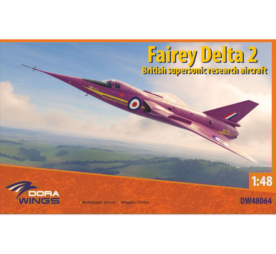 Fairy Delta 2 British Supersonic Research Aircraft 1:48 New tool 2025