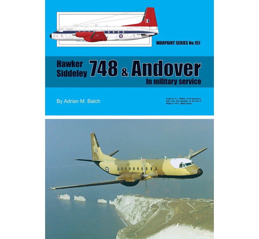 Hawker Siddeley HS748 and Andover: Warpaint #151 softcover +New Arrival+