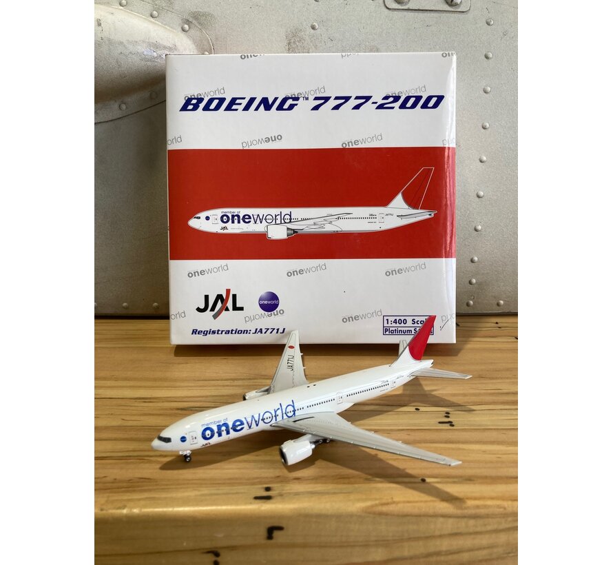 B777-200 JAL JA771J 'Oneworld' 1:400**Collection sale**