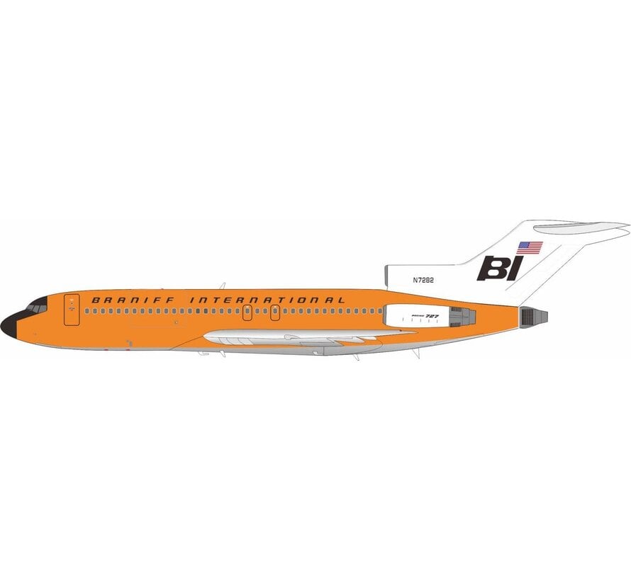B727-100 Braniff International Orange N7282 1:200 +pre-order+