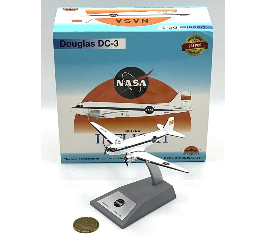 C47H Skytrain (DC3) NASA N817NA 1:200 +New arrival+