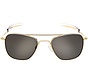 Aviator Military Special Edition 23K Gold E.P.  Clear Skytec™ Glass Polarized American Gray 55MM