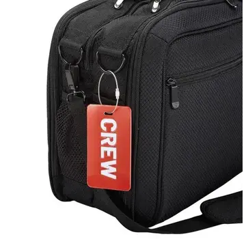 CREW Luggage Tag with Metal Strap