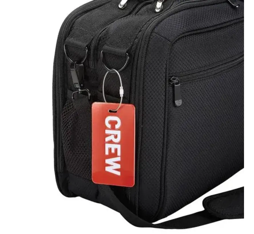 CREW Luggage Tag with Metal Strap