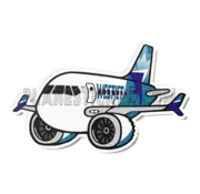 Plane Sticker Sticker Westjet B737 Die Cut 3.9"