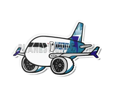 Plane Sticker Sticker Westjet B737 Die Cut 3.9"