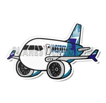 Plane Sticker Sticker Westjet B737 Die Cut 3.9"