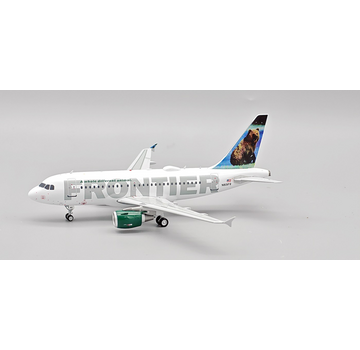 InFlight A318 Frontier Airlines Griswald the Bear tail N801FR 1:200 *New Arrival