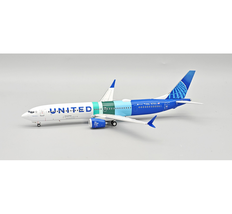 B737-10 MAX United Airlines Future is SAF eco livery N27602 1:200 +PRE-ORDER+