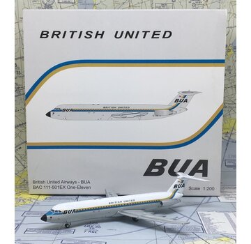 JC Wings BAC111-500 British United G-AWYV 1:200 **Collection sale**