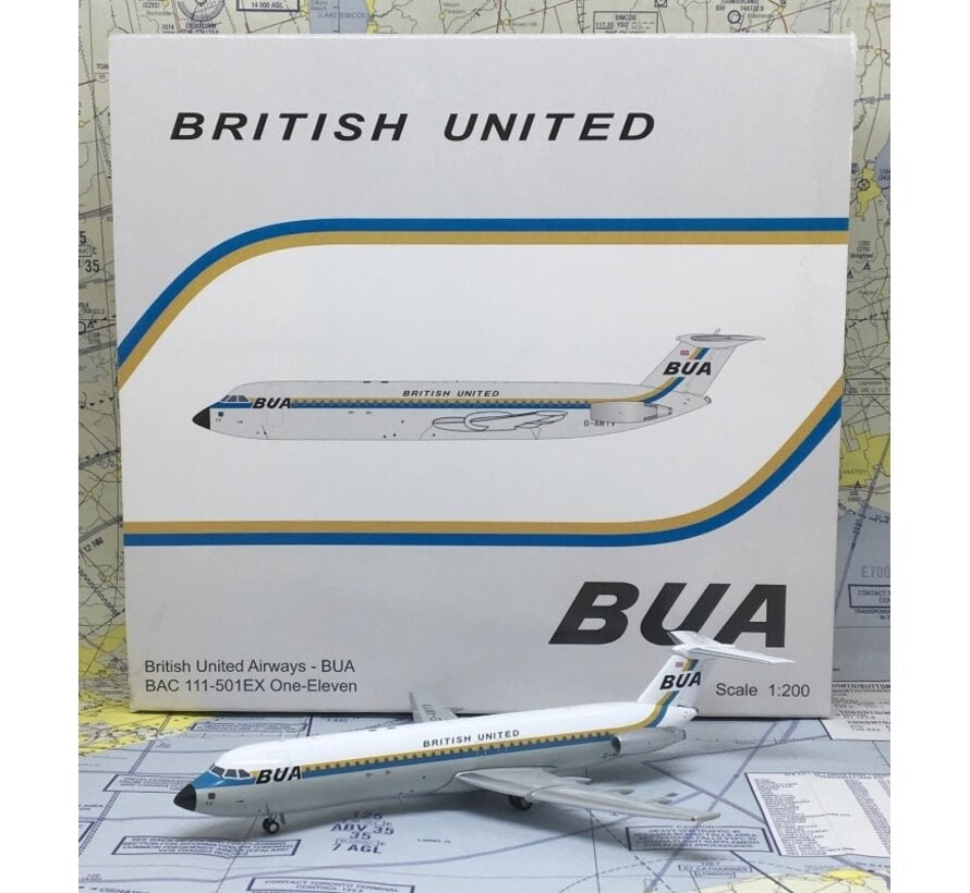 BAC111-500 British United G-AWYV 1:200 **Collection sale**