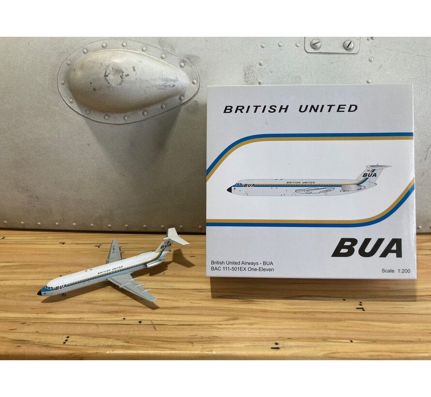 BAC111-500 British United G-AWYV 1:200 **Collection sale**