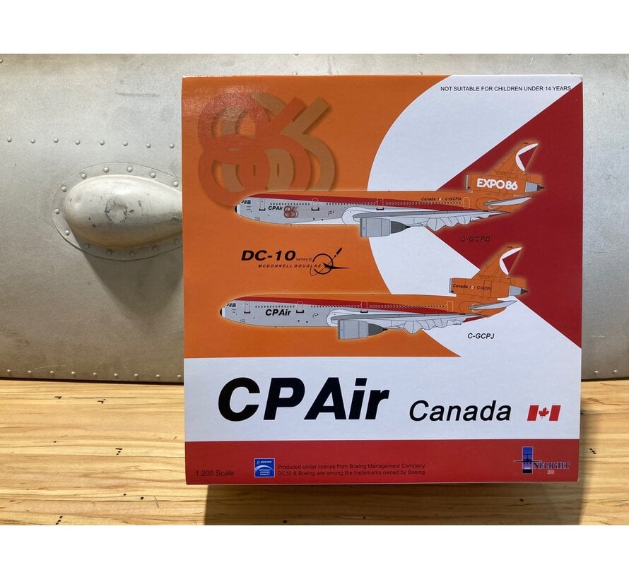 DC10-30 CP AIR [Orange] 'Empress of Rome' C-GCPJ 1:200 **Collection  sale**