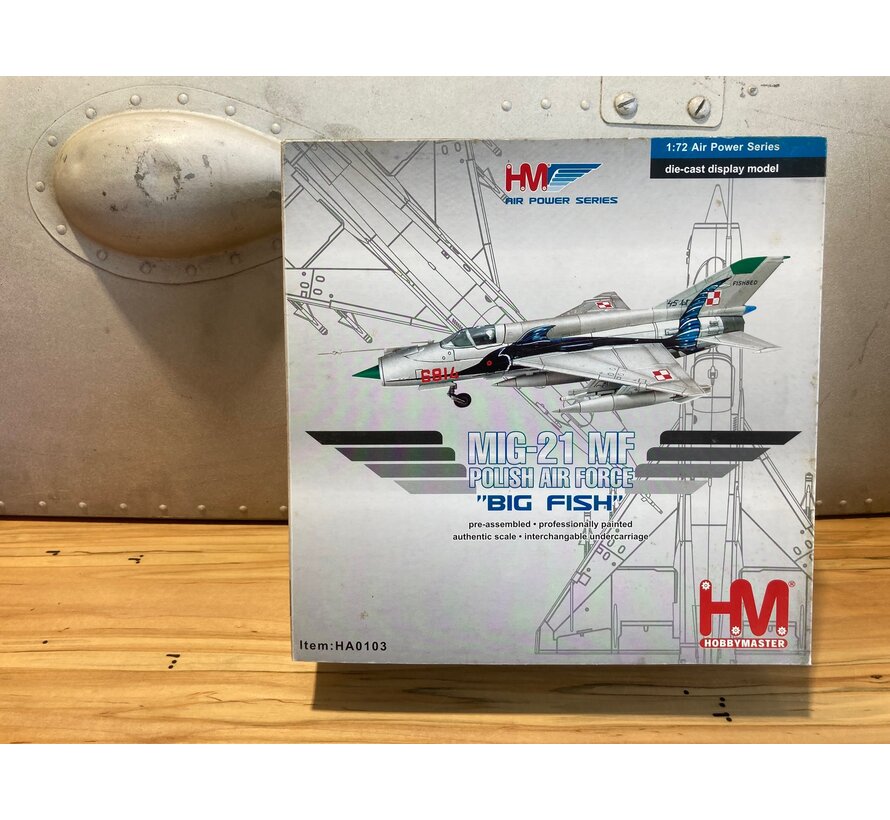 Mig21MF Polish Air Force "Big Fish" 1:72**Collection sale**