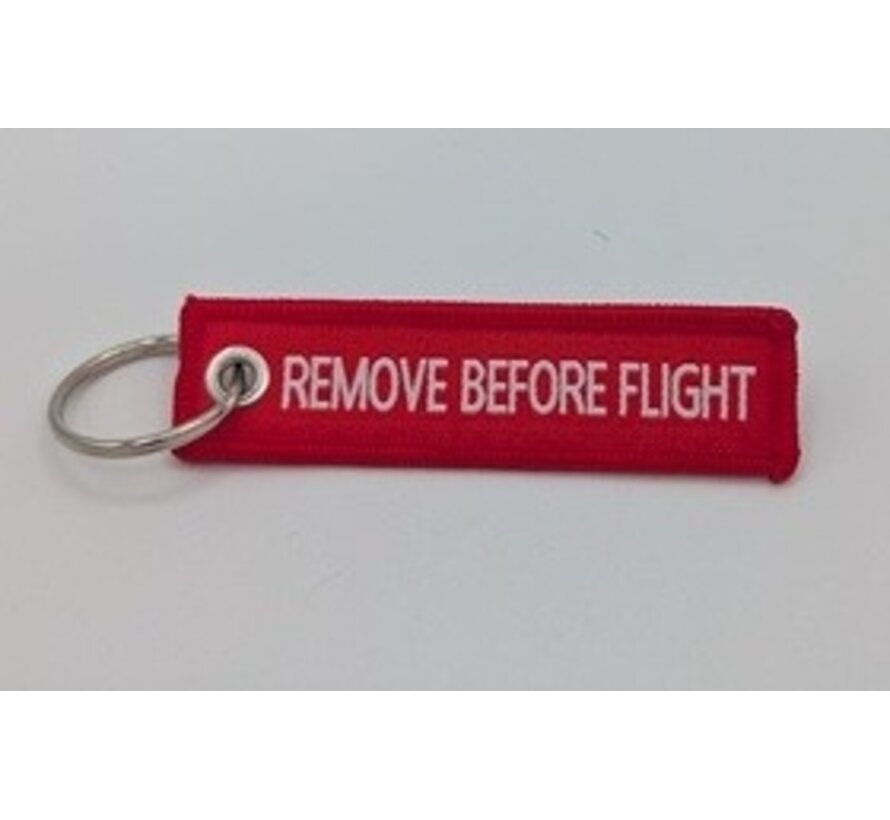 Remove Before Flight Keychain Mini 2cm x 7.7 cm
