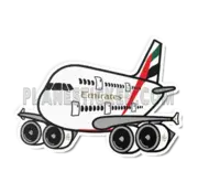 Plane Sticker Sticker Emirates Airbus A380 Die-Cut 3.9"