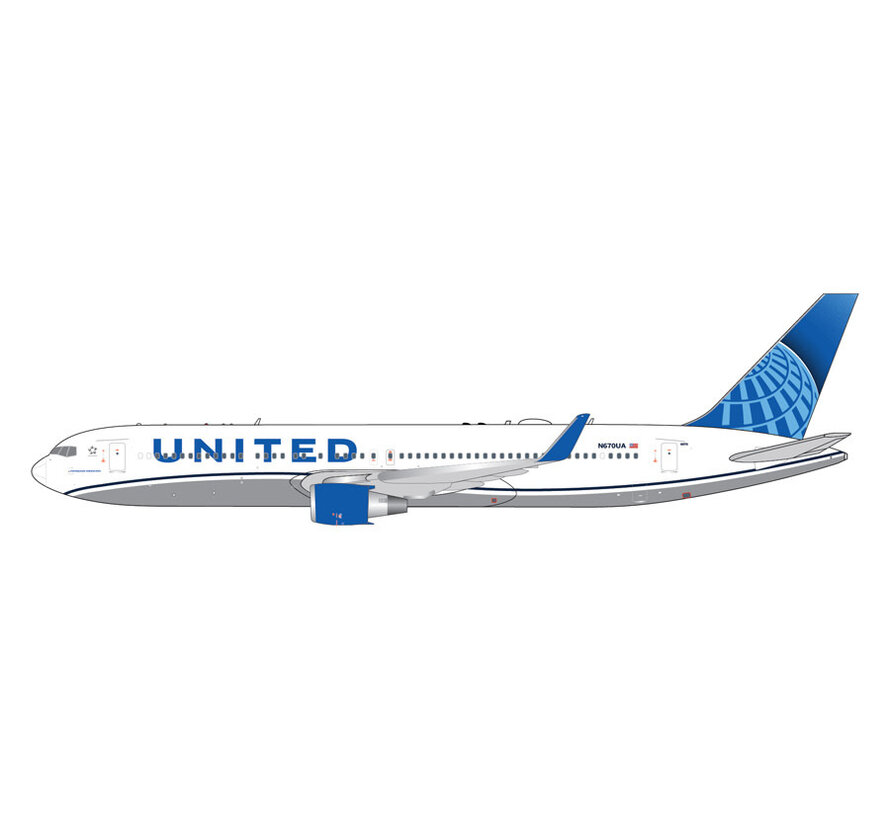 B767-300ER United Airlines  N670UA  1:400 *Pre-Order