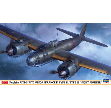 Hasegawa Kugisho P1Y1-S/P1Y2 GINGA (FRANCES) TYPE 11/ TYPE 16 "NIGHT FIGHTER" 1:72
