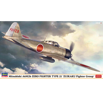 Hasegawa A6M2b Zero Fighter Type 21 `Zuikaku Fighter Group´ 1:48 New 2025