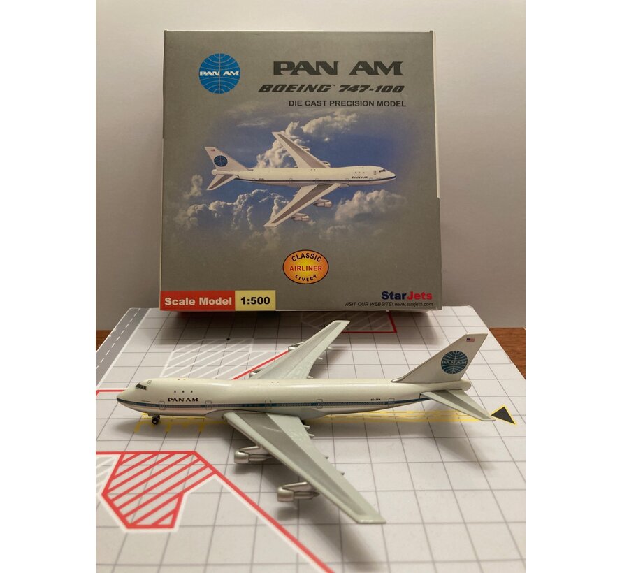 Starjets B747-100 Pan Am N747PA 'Clipper America' 1:500**Collection sale**