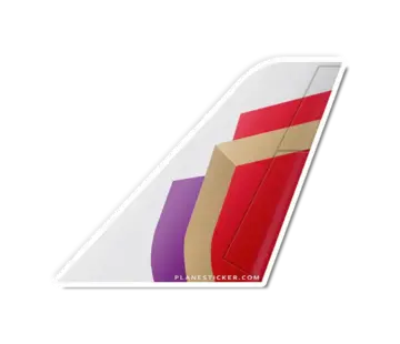 Plane Sticker Sticker Air India Tail New Colours