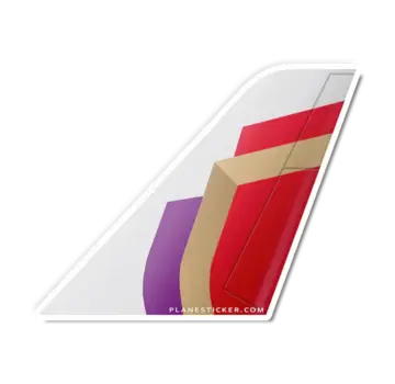 Plane Sticker Sticker Air India Tail New Colours