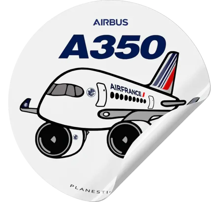 Sticker A350 Air France Round