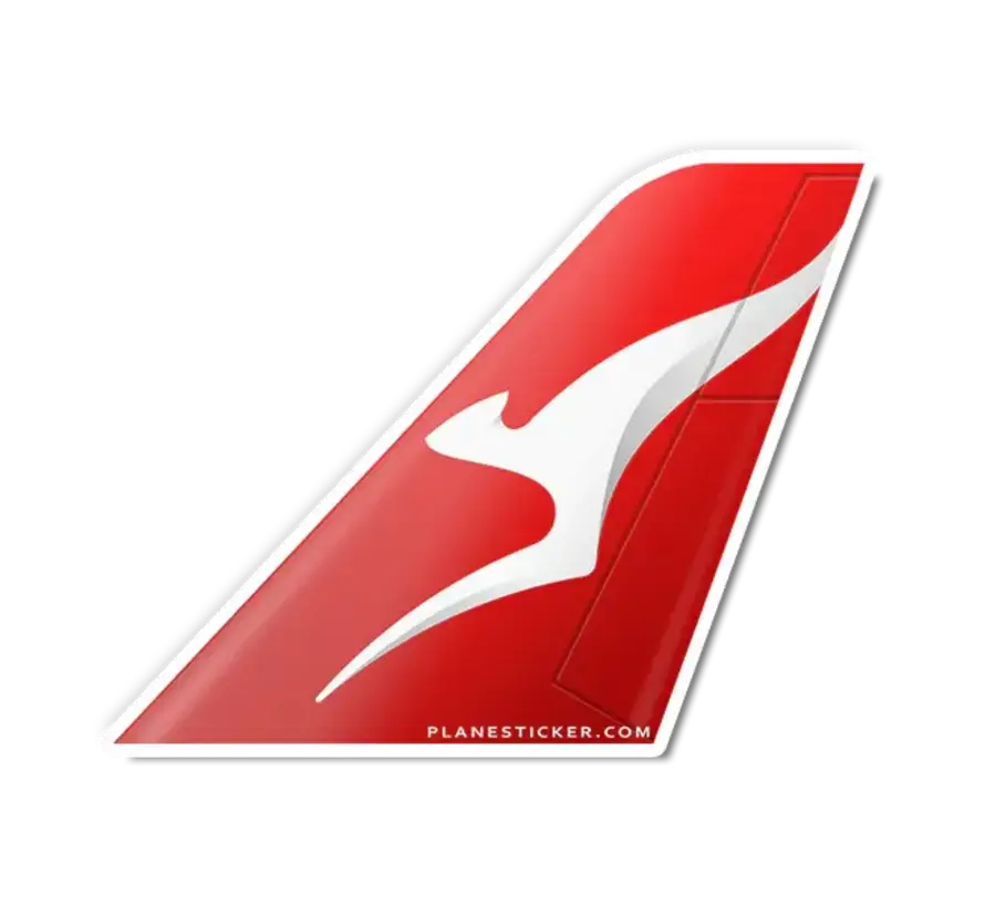 Sticker Qantas Airlines Tail
