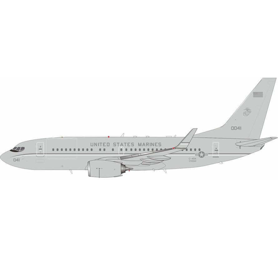 Boeing C40A United States Marines Corps grey 170041 1:200 +pre-order+