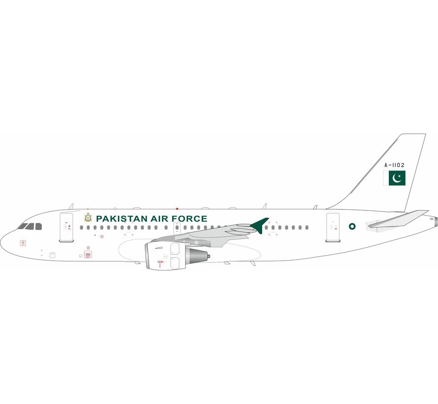 A319 Pakistan Air Force A-1102 1:200 +pre-order+