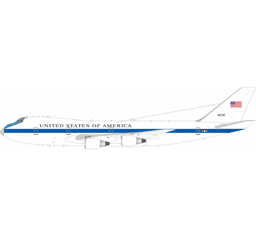 E4A NEACP AACP (B747-200B) US Air Force 74-0787 1:200 +pre-order+