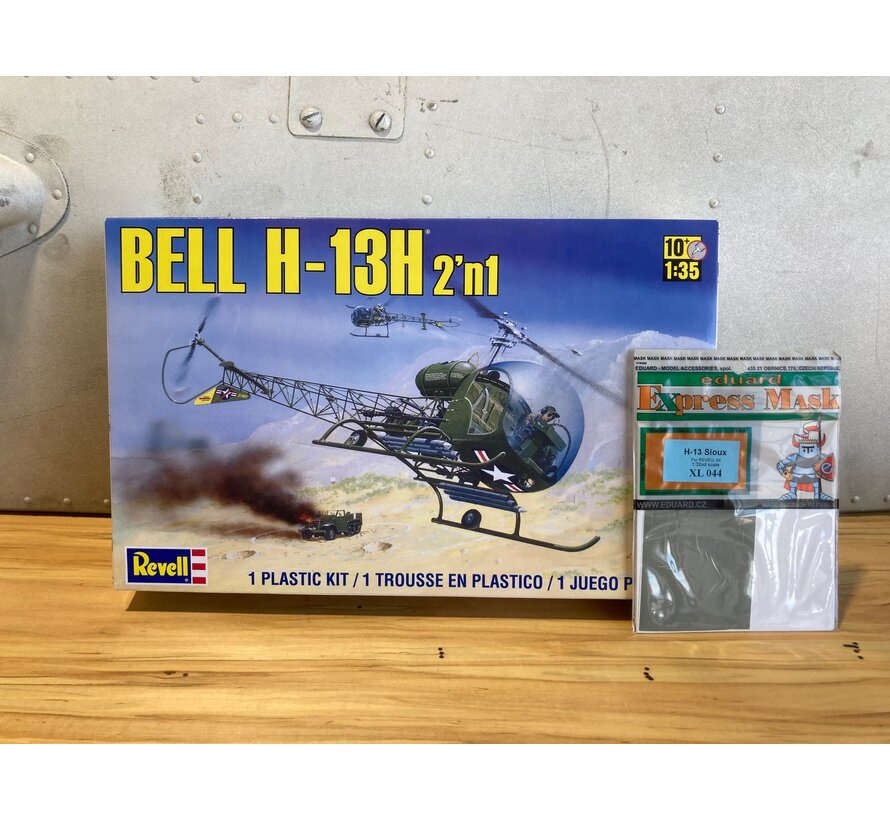 Bell H-13H '2-in-1' 1:35**Discontinued**[includes EDUARD XL044 paint mask]