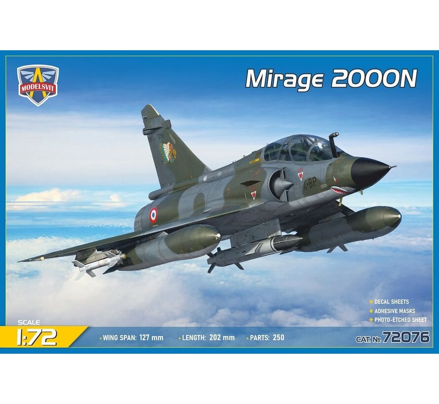 MODELSVIT Mirage 2000N with ASMP missile 1:72 New 2026