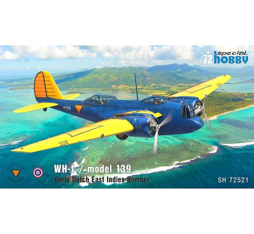 model 139/WH-1 'Early Dutch East Indies Bomber' 1:72 New 2026