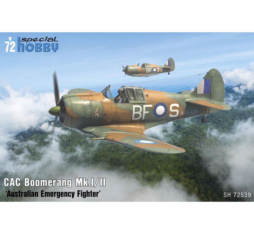 CAC CA.13 Boomerang 'Australian Emergency Fighter' 1:72 New 2026